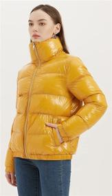 img 2 attached to Womens Casual Quilted Padded Puffer Women's Clothing in Coats, Jackets & Vests