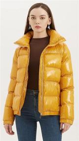 img 3 attached to Womens Casual Quilted Padded Puffer Women's Clothing in Coats, Jackets & Vests