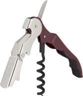 🍷 true fabrication pulltap's double-hinged corkscrew: top-notch wine opener in burgundy логотип