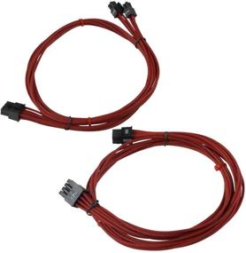 img 2 attached to 💡 EVGA Red GS/PS Power Supply Cable Set, Individually Sleeved (850/1050/1000 Watt), 100-CR-1050-B9
