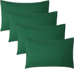 img 4 attached to Waekoud Pillowcases Envelope Microfiber Protectors