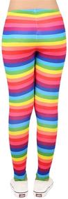 img 3 attached to 👖 Trendy & Comfortable: HDE Cute Girl’s Leggings with Unique Print Designs – Full Ankle Length Comfy Tights for Every Style