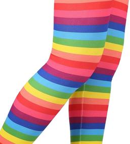 img 1 attached to 👖 Trendy & Comfortable: HDE Cute Girl’s Leggings with Unique Print Designs – Full Ankle Length Comfy Tights for Every Style