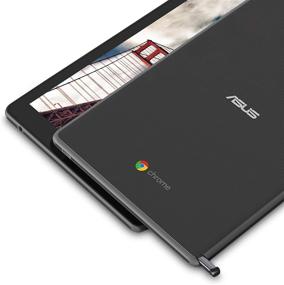 img 3 attached to 🖥️ Asus Chromebook Tablet CT100 - 9.7" QXGA Touchscreen, OP1 Hexa-core Processor, 4GB RAM, 32GB eMMC Storage, Rugged Military-Spec 810G, Dark Grey - K-12 - Chrome OS - Includes Stylus - CT100PA-YS02T