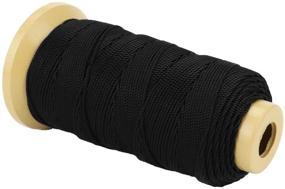 img 3 attached to 🔗 High-Quality 328 Feet Twisted Nylon Line Twine String Cord: Ideal for Gardening, Marking, DIY Projects, Crafting, and Masonry (Black, 1.5mm-328 feet)