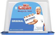 🧼 enhanced cleaning power: mr. clean magic eraser original, 9 count durafoam cleaning pads logo