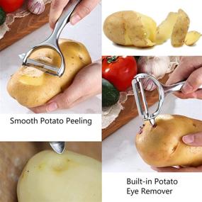 img 2 attached to Premium Swivel Vegetable Y Peeler Kitchen