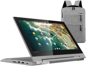 img 3 attached to 🔥 Lenovo Chromebook Flex 11-inch 2-in-1 Convertible Laptop, HD Touch Screen, MediaTek MT8173C Quad-Core Processor, 4GB LPDDR3, 32GB eMMC, Webcam, Chrome OS with Legendary Accessories