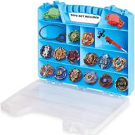 🌀 ash brand battle spinners toy organizer - super durable carrying case with blade storage box (hurricane) logo