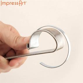 img 1 attached to 🔨 ImpressArt - Metal Stamping Blank Bracelet Kit: Includes Bracelet Bending Bar, Bracelet Bending Pliers, Enamel Sample, Bracelet Guides, and 8 Bracelet Blanks