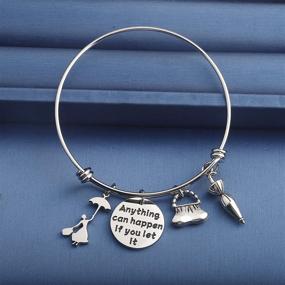 img 2 attached to AKTAP Mary Poppins Bracelet – Embrace 🧚 the Magic with this Inspiring Disney Charm Bracelet