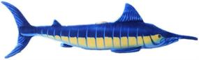 img 4 attached to Jumbo Blue Marlin Plush Pillow Toy - Giant Stuffed Animal Fish (39.3 inch)