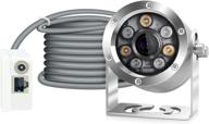 📷 barlus marine ip cctv camera system with 4mp 2.8mm lens, ip68 stainless steel construction, and advanced inspection solutions logo