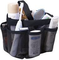mesh shower caddy with 8 storage pockets - quick-dry hanging tote bag for toiletries, bath organizer, makeup, and gym travel - convenient handle - bathroom washing bag case logo