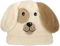 youth winter hat: department 56 snowpinions snowwear soft sherpa and fleece hat logo