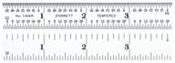 starrett c604r 4 tempered graduations thickness: precision measuring tool for accurate thickness determination логотип