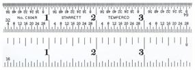 img 2 attached to Starrett C604R 4 Tempered Graduations Thickness: Precision Measuring Tool for Accurate Thickness Determination