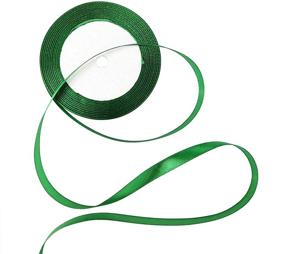 img 3 attached to 🎁 10 Pack Solid Color Polyester Satin Ribbon Set - 10 Colors, 3/8 inch Wide, 25 Yards - Ideal for Gift Wrapping, Hair Bows, Trimming, Sewing and Crafts