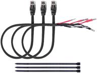 🔌 enhanced power accessory set: xislet 15" radar detector hardwire power cord mirror wire plug tap - compatible with escort, valentine one, uniden, and beltronics - includes inline fuse mount rj11 - set of 3 logo
