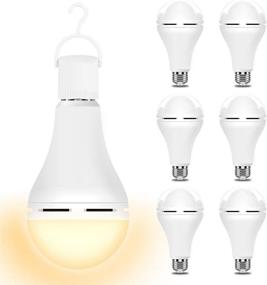 img 4 attached to 💡 Reliable Emergency Rechargeable Light Bulb 1200mAh 15W Equivalent for Camping and Power Outages