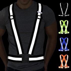 img 4 attached to 🔦 MapleSeeker Reflective Gear Extra Large: High Visibility Vest with LED Light for Active Safety