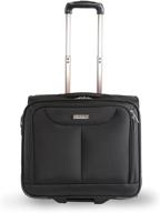 👜 black pacific coast signature rolling laptop business briefcase - one size logo