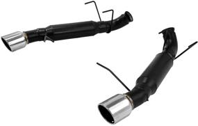 img 1 attached to 🔥 Upgraded Flowmaster 817592 Aggressive Stainless Steel Axle-Back Muffler