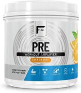 🍊 flow supplements: natural pre-workout powder, fully dosed for amplified workout performance - sour orange, 30 servings logo