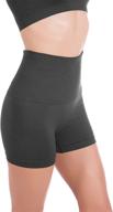 🏋️ premium tummy control fitness running bike shorts for women | yoga shorts logo