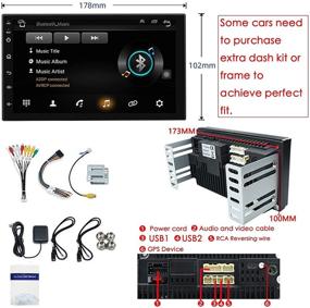 img 3 attached to 🚗 Binize автомобильный стерео-ресивер Double Din на Android 9.1: GPS, сенсорный экран, Bluetooth и HD мультимедиа!