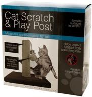 🐱 fun interactive play cat scratch & play post - optimal for bulk purchases logo