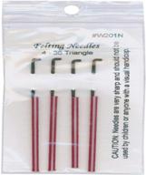 wistyria editions felting needles 4 pack logo