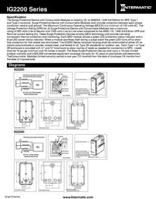 img 2 attached to 🔌 Улучшите безопасность с помощью набора Intermatic IG2200-FMK для установки в стену для полной защиты дома от перенапряжения.