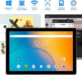 img 3 attached to CHUWI Hi10 Go 10.1'' Windows 10 Home Tablet - Intel Celeron, 6GB RAM, 128GB ROM (Deep Grey)