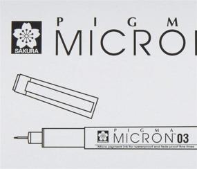 img 1 attached to 🖊️ Enhance Your Artworks with Sakura Micron Drawing Pen, 03, Black: Learn its Features and Benefits!