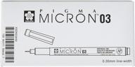 🖊️ enhance your artworks with sakura micron drawing pen, 03, black: learn its features and benefits! logo