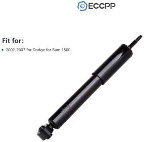 img 1 attached to 🚗 ECCPP 2 pcs Dodge Ram 1500 Front Shocks - Fits 2002-2007 Models - Gas Shocks, Amortiguadores, Black