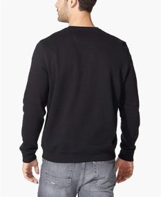 img 2 attached to 👕 Nautica Men's Cozy Crew Neck Fleece Sweatshirt: Ultimate Comfort and Style