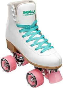 img 3 attached to 🌟 Impala Rollerskates Girls Impala Quad Skate White Size 9 (US Men's 7, Women's 9) M - Big Kid/Adult