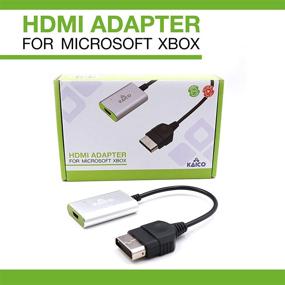 img 1 attached to 🕹️ Enhance Your Classic Xbox Gaming Experience with Xbox HDMI/AV Cable - Connect Any Xbox Model to HDTV - Kaico Original Component to HDMI Converter