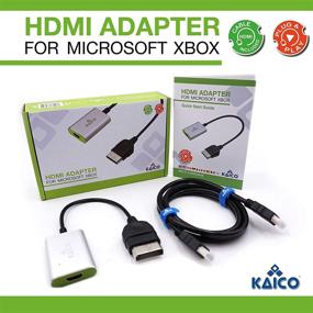 img 3 attached to 🕹️ Enhance Your Classic Xbox Gaming Experience with Xbox HDMI/AV Cable - Connect Any Xbox Model to HDTV - Kaico Original Component to HDMI Converter