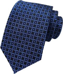 img 2 attached to 🎩 Gingham Woven Narrow Party Necktie: Elevate Your Formal Look with Timeless Style!
