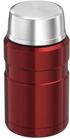 img 2 attached to 🍲 THERMOS Stainless King Food Jar - 24oz, Cranberry: Enhanced Vacuum Insulation