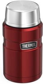 img 3 attached to 🍲 THERMOS Stainless King Food Jar - 24oz, Cranberry: Enhanced Vacuum Insulation