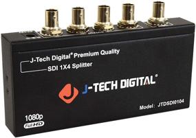 img 4 attached to 🔁 J-Tech Digital Premium Quality SDI Splitter 1x4: High-Performance Solution for SD-SDI, HD-SDI, 3G-SDI with Long-Distance Support (1320 Ft)!