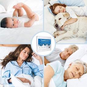 img 1 attached to 🛏️ Full Size iCover Waterproof Mattress Protector - Breathable, Five-Sided Mattress Cover with Elastic Band - Machine Washable