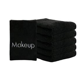 img 4 attached to 🧖 Efficient Arkwright Microfiber Makeup Remover Cloths - 13x13 Size, 6-Pack Set, Black Color - Soft Coral Fleece Washcloths for Effective Makeup Removal