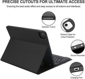 img 1 attached to Keyboard Case Detachable Wireless Backlight Tablet Accessories