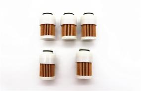 img 2 attached to 🔍 Euros 5Pcs Fuel Filter Compatible with Yamaha Mercury 4 Stroke Outboard Motor 68V-24563-00-00 881540