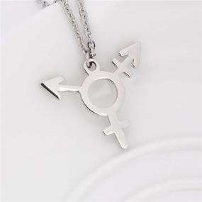 img 1 attached to SenFai Transgender Bisexual Lesbian Necklace